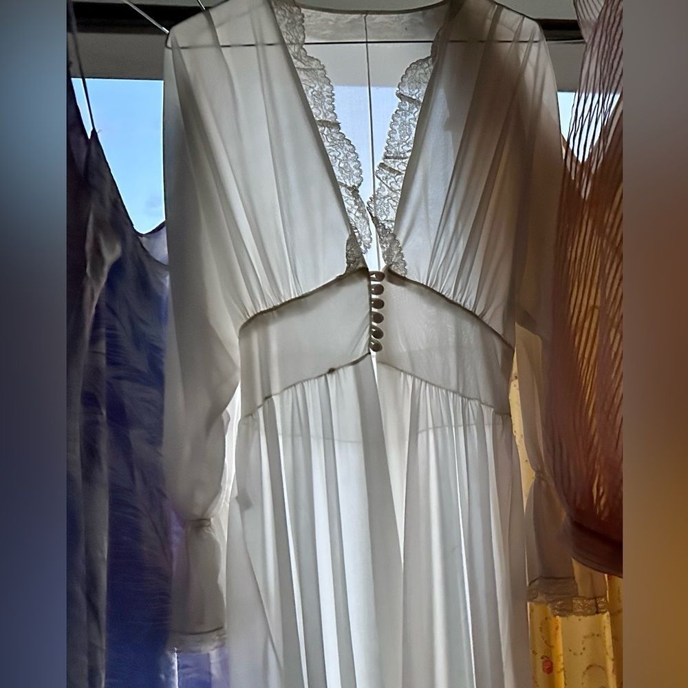 Vintage White Duster